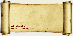 Kristina Anđelković vizit kartica